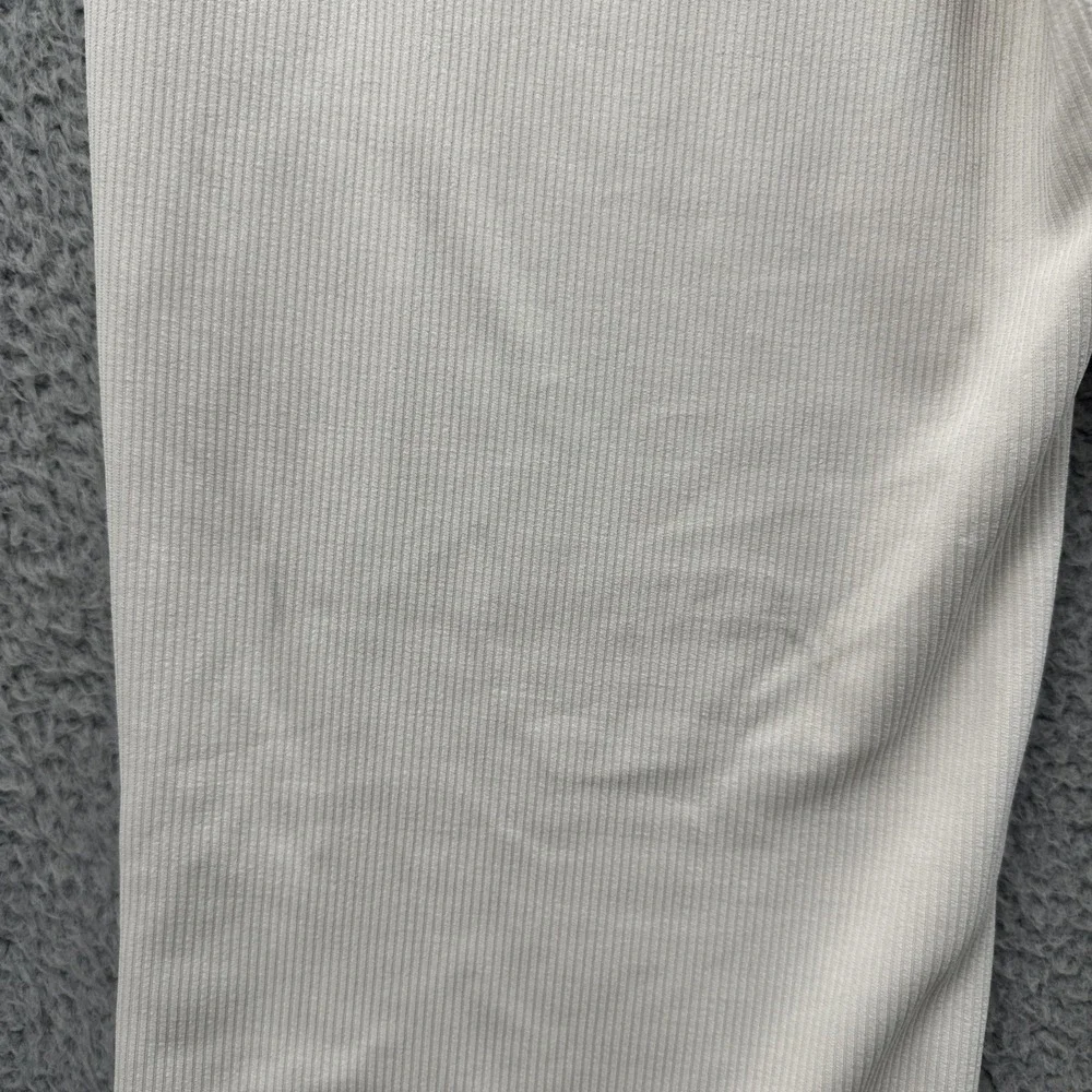 NWT Lululemon Brushed Softstreme Rip Zip Flare Pants Bone Athletic Women 14 x 33